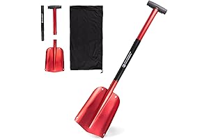 72 HRS UltraLite Collapsible 3-IN-1 Snow Shovel: The Compact Shovel Solution for...