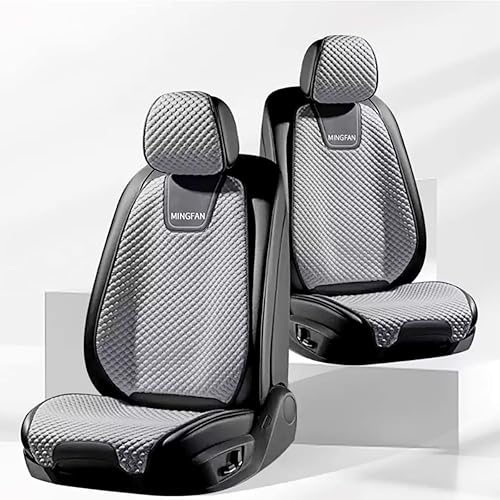 Miniatura 2 de Funda de asiento delantero para MAZDA2, MAZDA3, MAZDA6, Mazda Tribute, transpirable, cómodos protectores de asiento de 2 asientos (tipo 1 gris)
