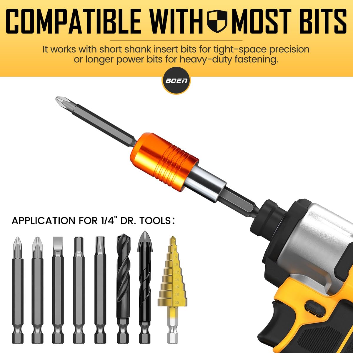 Magnetic Drill Bit Holder - Quick Change & Easy Grip -6