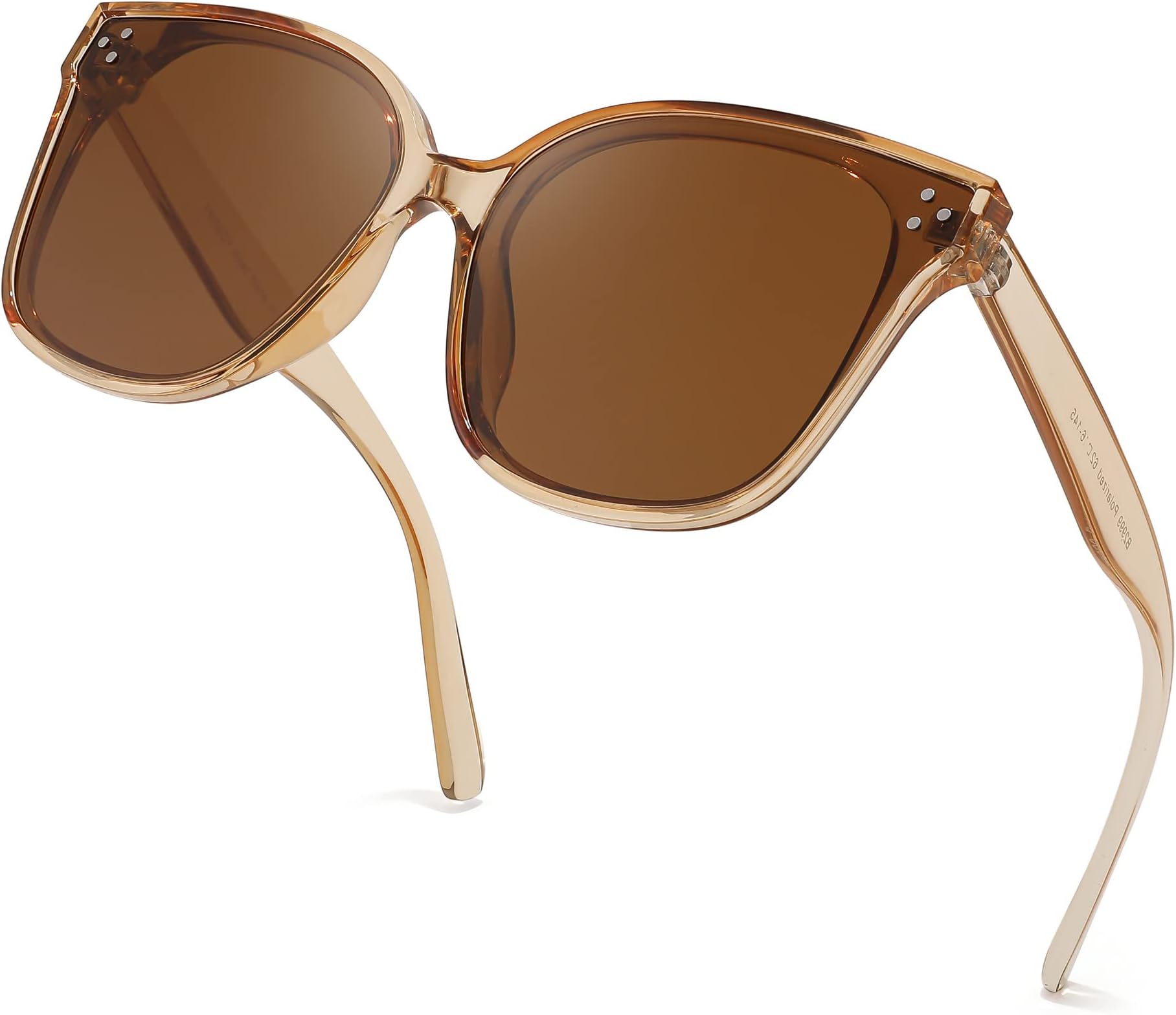 Oversized Polarized Sunglasses - UV400 Protection, Square Fashion Sun Glasses for Outdoor & Daily B2600