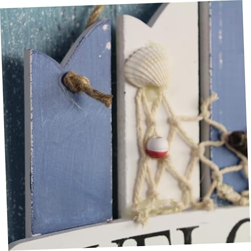 Miniatura 2 de BESPORTBLE Coronas para decoración de puerta delantera, decoración del hogar, guirnalda de puerta delantera, adornos de casa, decoración del océano,