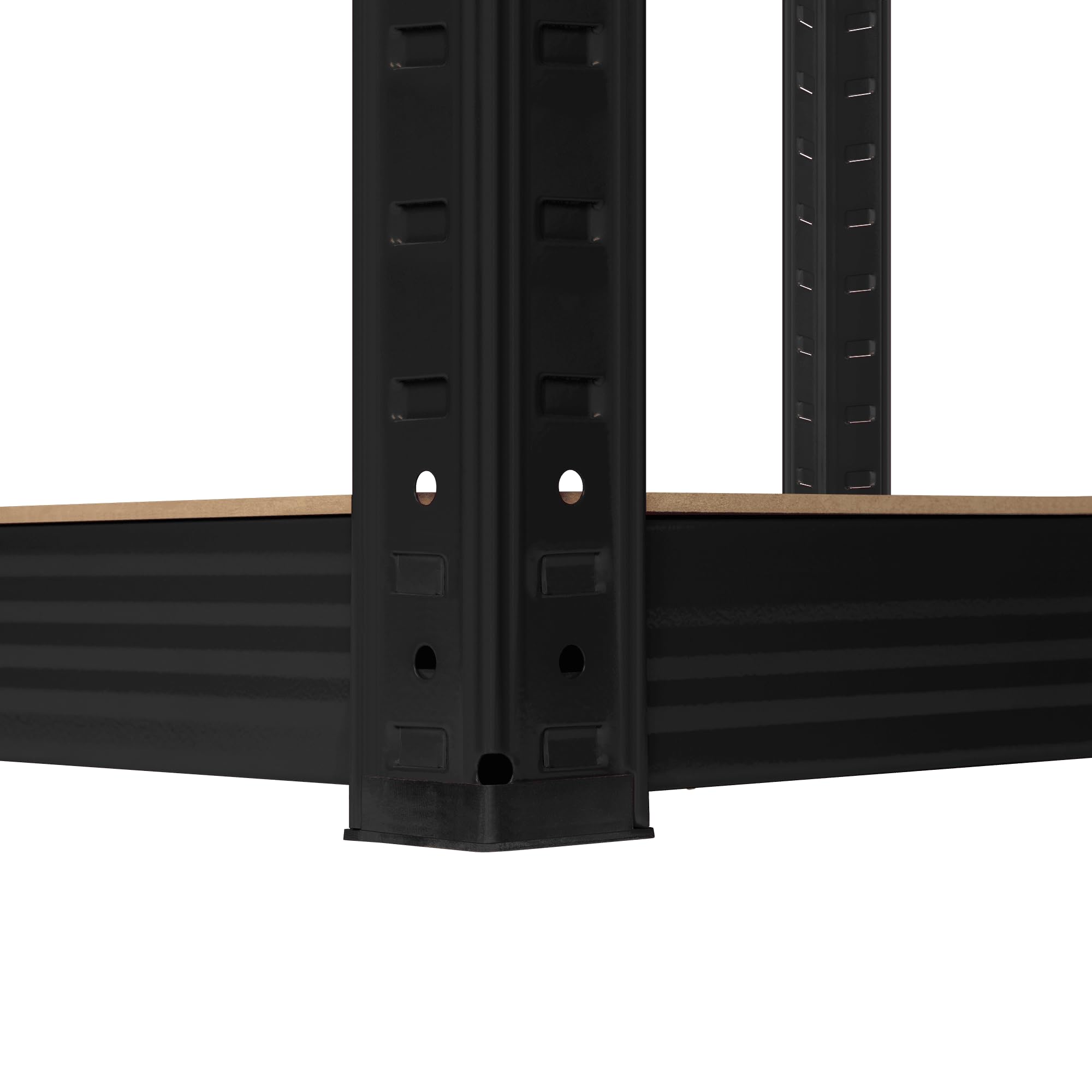 Rebel Electro Regał Metalowy Magazynowy 180x90x40 Czarny RB-1251B