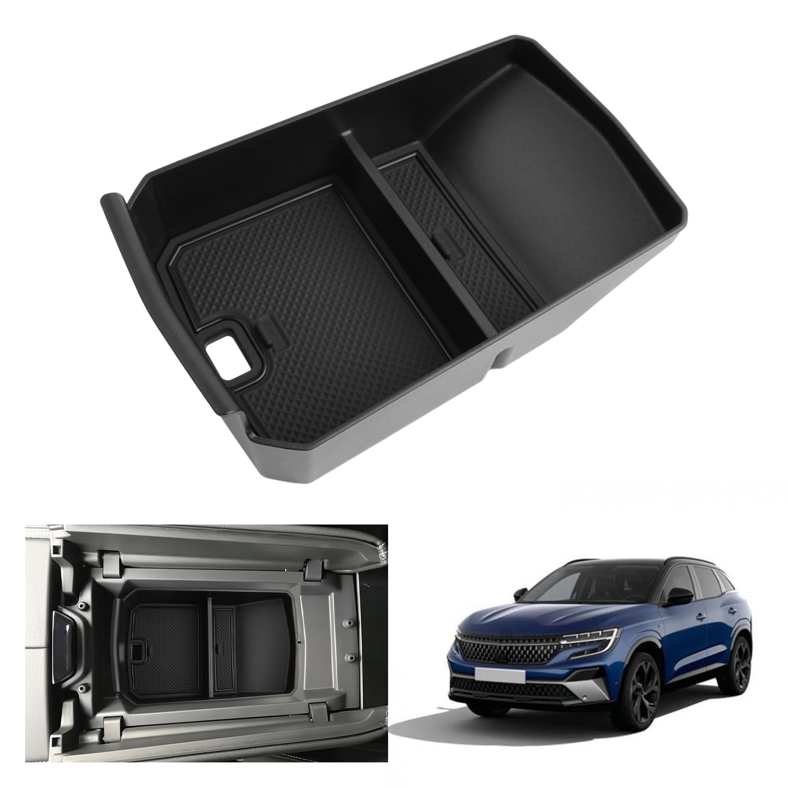 Sponsored Ad – GAFAT Compatible with Renault Austral/Espace VI/Rafale 2023 2024 2025 Centre Console Storage Box, Austral E-Tech Hybrid 2024 Armrest Organiser Tray Glove Box, Austral Accessories (Black 1)