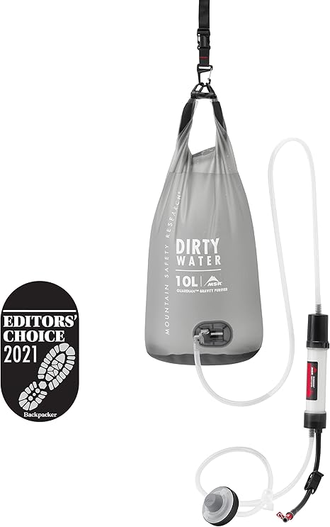 MSR Guardian Gravity Water Purifer for Backcountry Use, Global Travel, and Emergency Preparedness