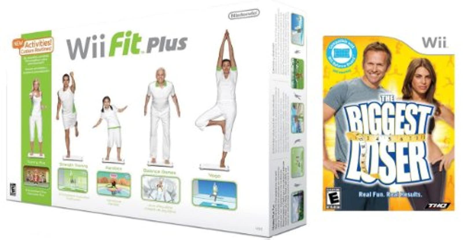 Amazon.com: Wii Fit Plus with Balance Board & Biggest Loser Game