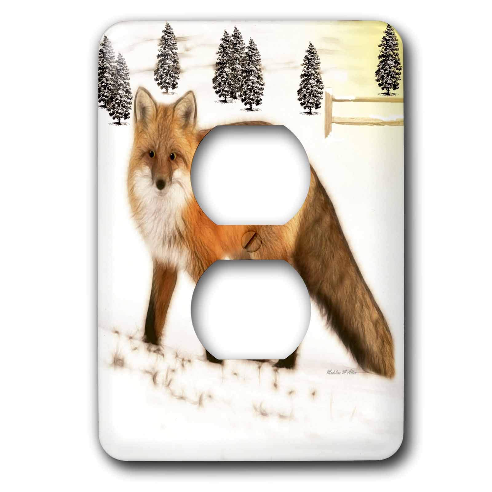 Bouchon de prise Fractalius Red Fox 2 pour sublimer le salon