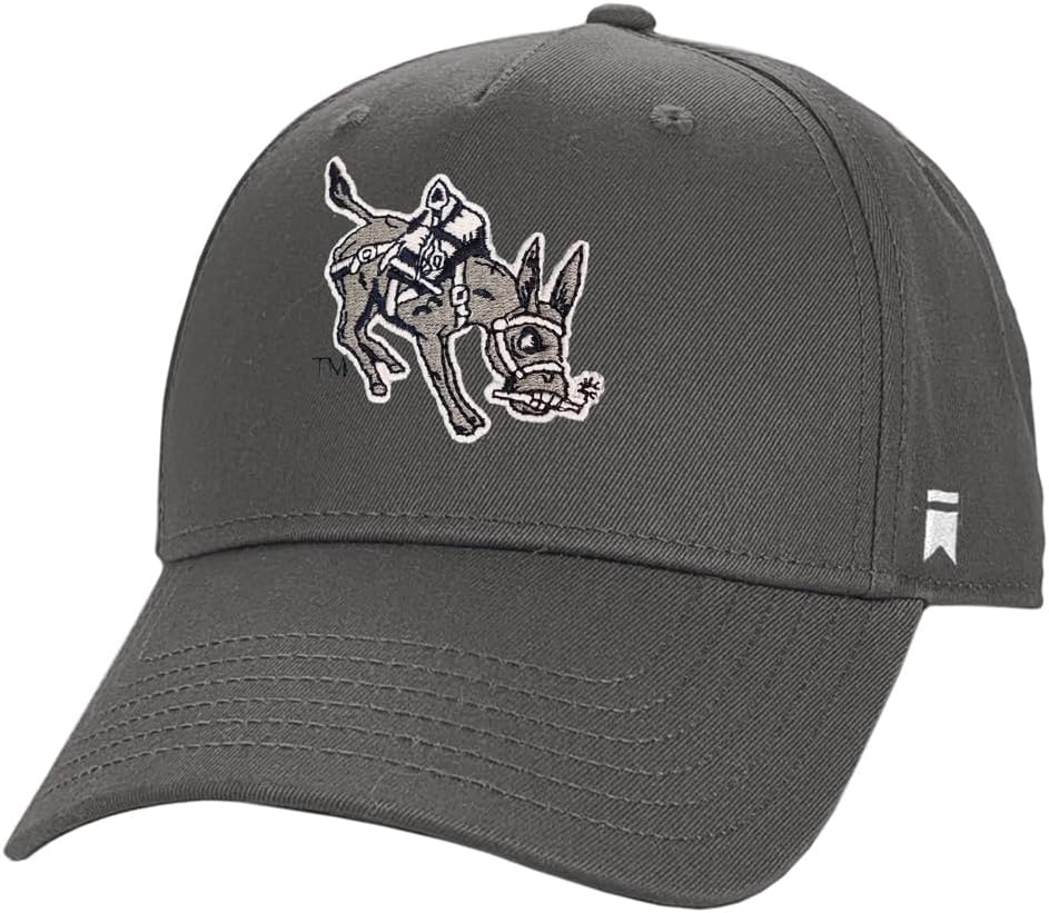 Campus Lab Official Collegiate Team Logo 3 Adjustable Snapback 5 Panel Structured Hat - Unisex for Men and Women