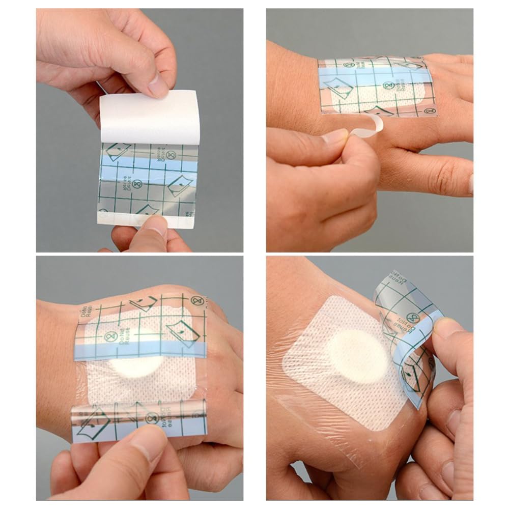 Tattoo Folie Heilung,Transparent Wasserdicht Duschpflaster,Wundverband Protection Film Klebeband Second Skin Verband Schutzfolie,zum Sport Schwimmen Duschen Alltag,8cmx100m