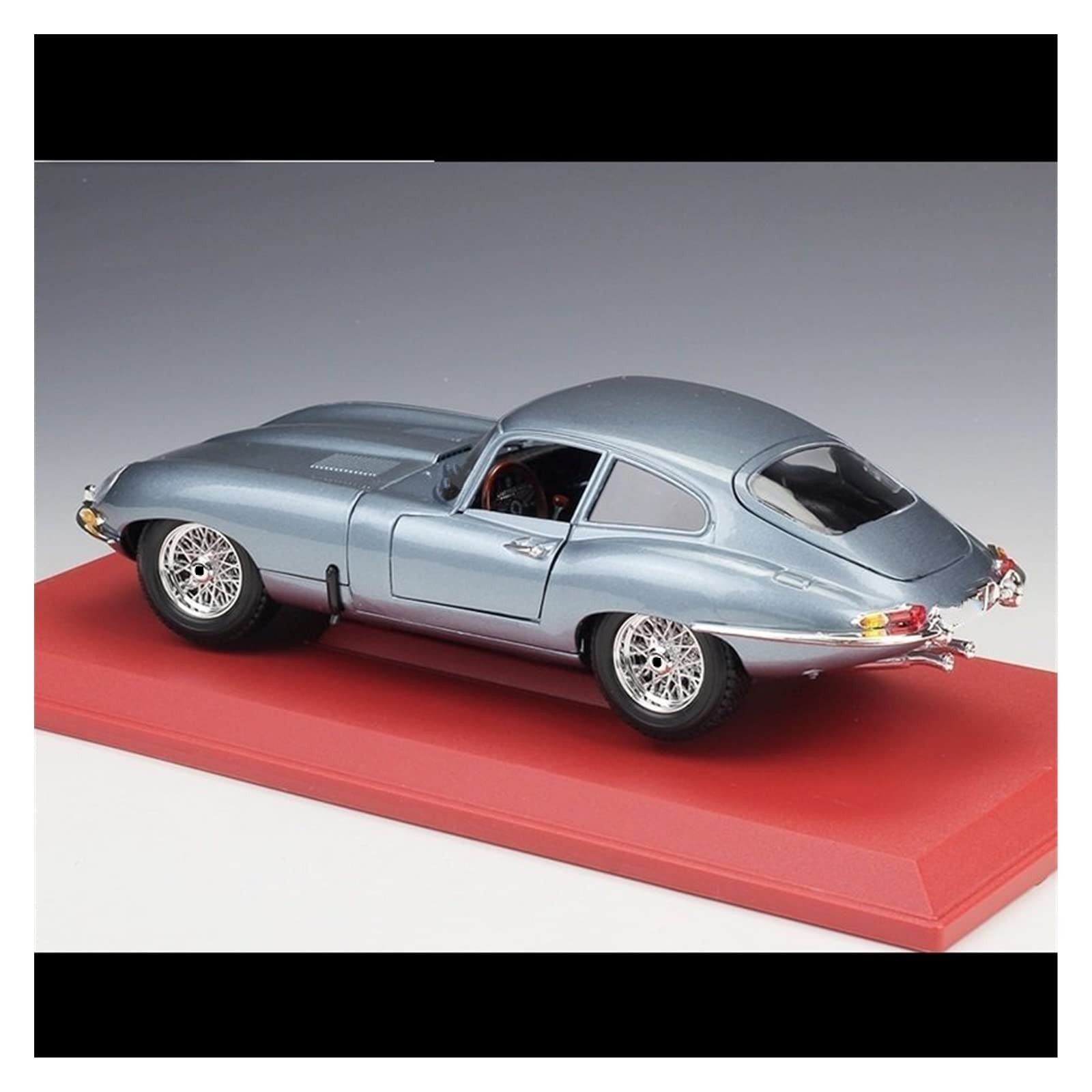 Modello in lega modello statico in metallo 1:18 per Jaguar E-Type Coupé | Modello di auto in lega