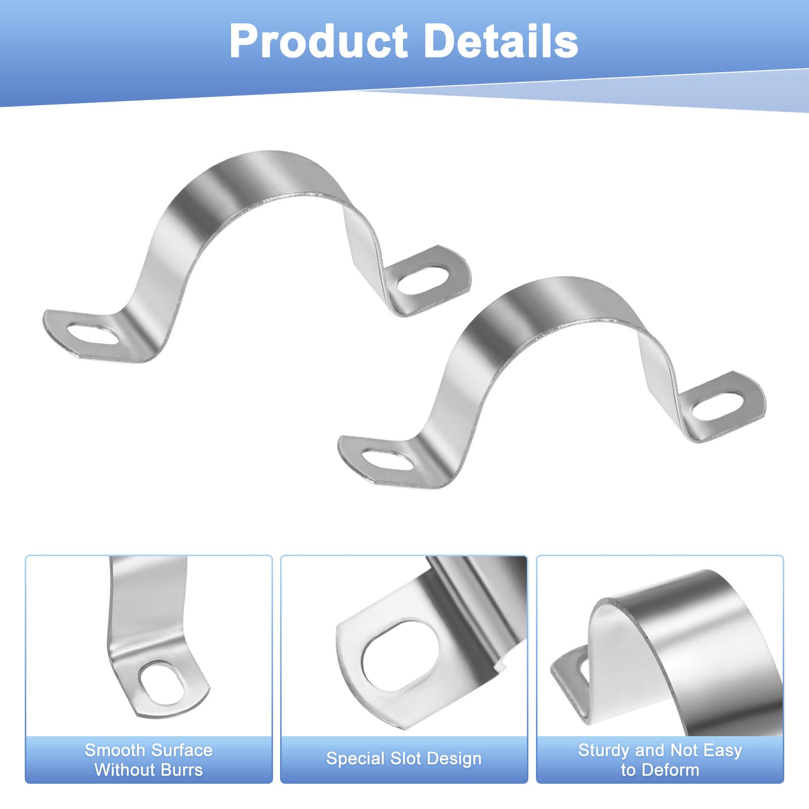 M METERXITY 5-Pack Conduit Clamps - Image 2