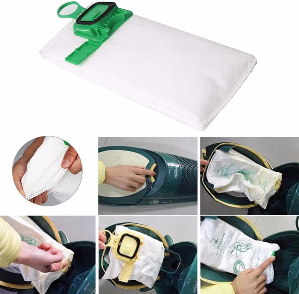 Chuancheng 8Pcs High Efficiency Dust Bag for Vorwerk Kobold VK140 VK150 FP140 Vacuum Cleaner Parts