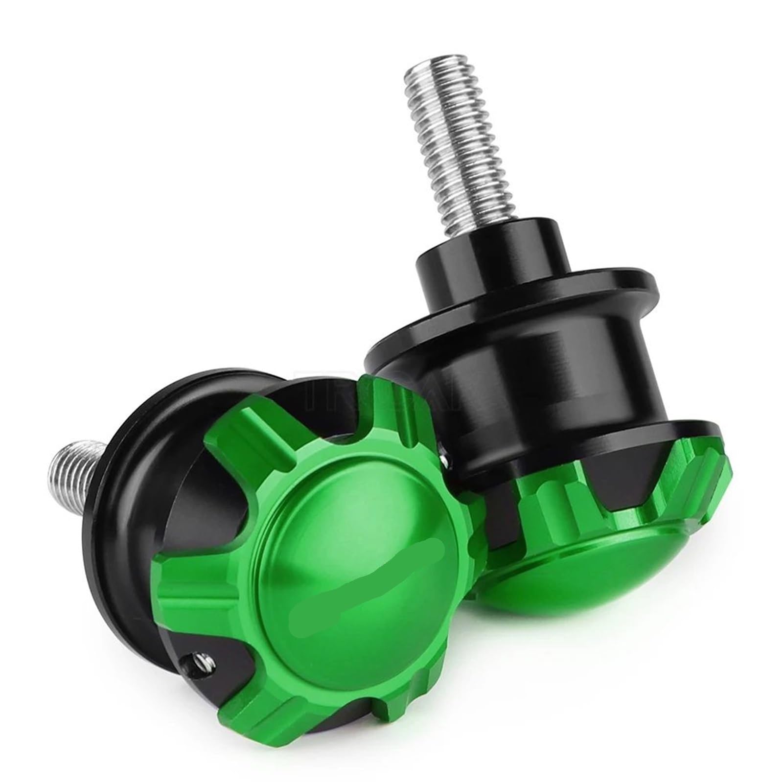 Fit For Kawasaki ER6N 2006-2013 2014 2015 2016 Motorcycle Swingarm Spools Rear Stand Screws Sliders CNC Aluminum Accessorie(NEW GREEN)