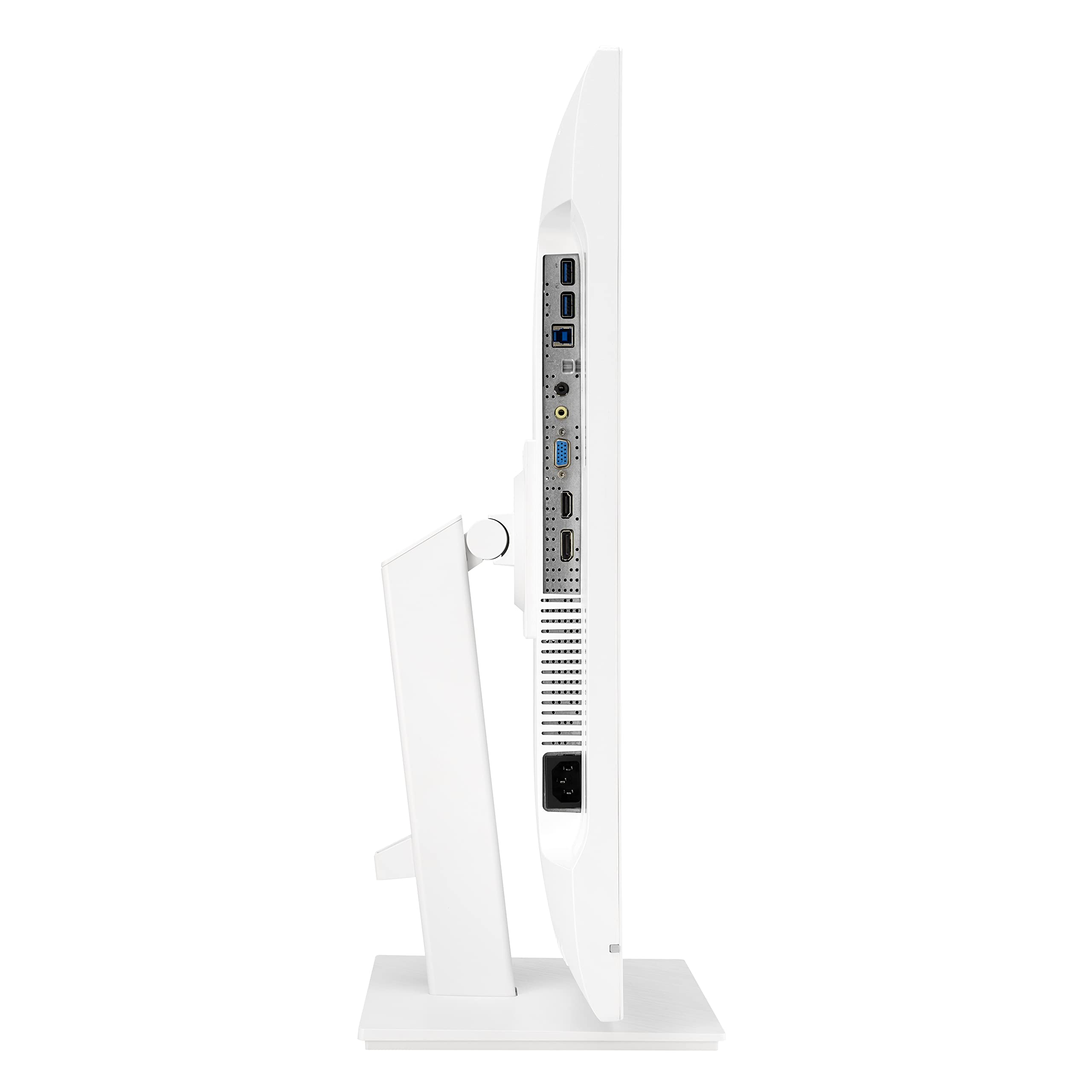 ASUS VA24EQSB-W Monitor Business 24, Full HD, IPS, 75 Hz, Tecnologia Adaptative-Sync a Basse Luci Blu Anti-Sfarfallio, Design Ergonomico Senza Cornice, Montabile a Parete, Bianco
