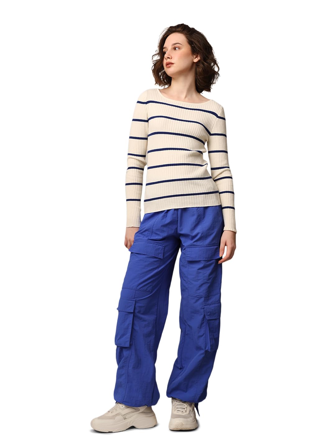 only Women's Viscose Blend Casual Sweater-picture-14