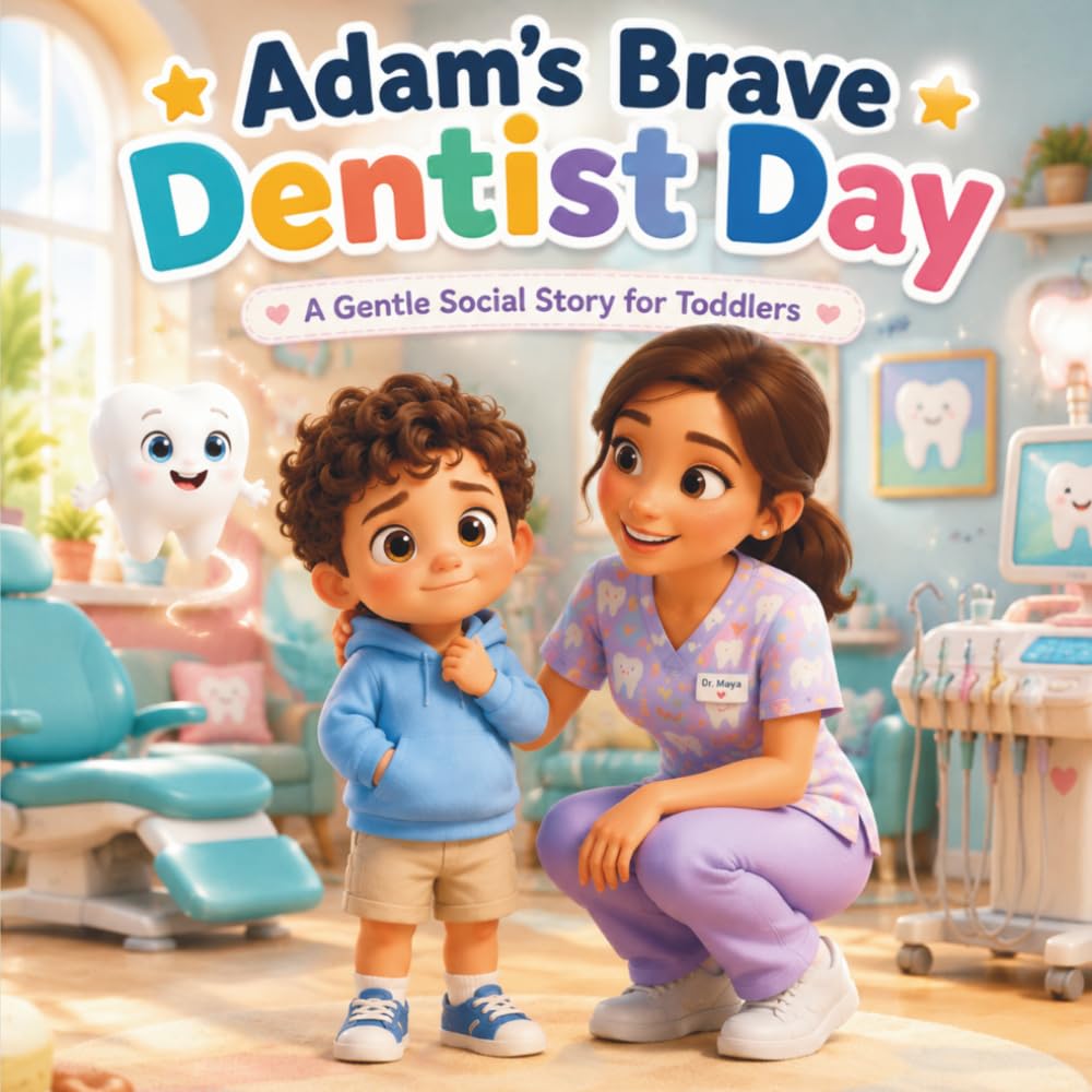 Adam’s Brave Dentist Day: A Gentle Social Story to Help Toddlers Feel Calm, Safe, and Confident During Haircuts (Adam's First Adventures)