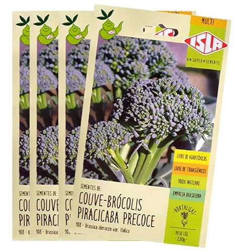 Sementes De Couve Brócolis Piracicaba Precoce 2,0 g - Isla Multi