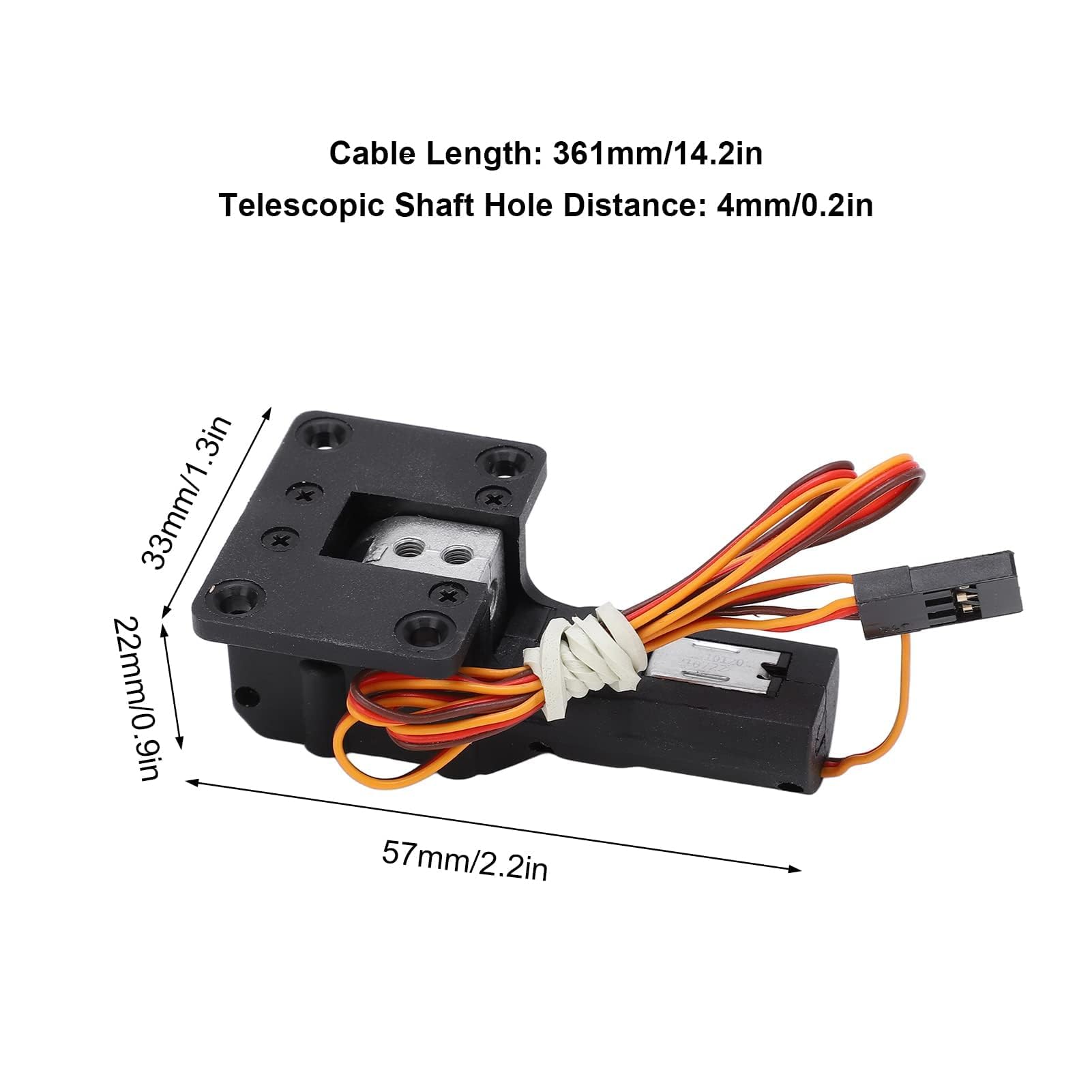 Tren de Aterrizaje RETR¨¢ctil, Simulaci¨®n El¨¦ctrica RETR¨¢ctil Tren de Aterrizaje Helicoidal Accesorio de AVI¨®n RC para AVI¨®n RC de ala Fija de 1,1 M