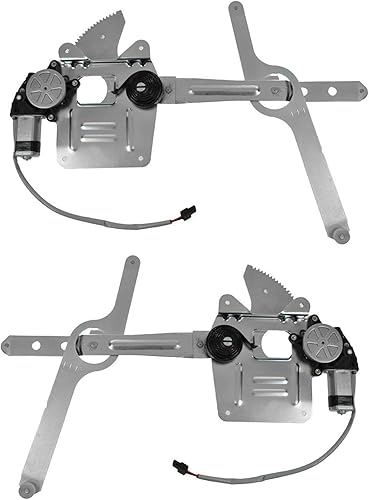 Miniatura 155 de TRQ Juego de regulador de ventana eléctrica delantera y motor compatible con Ford Ranger 1993-2011 1994-2009 Mazda B2300 1998-2001 B2500 1994-2007