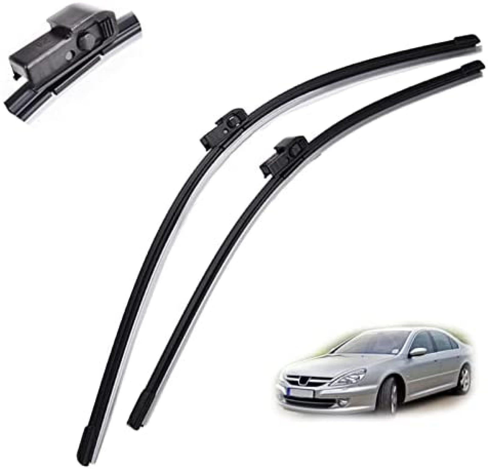 26 "+ 22" tergicristallo Anteriore Parabrezza Auto Parabrezza tergicristallo Anteriore, per Peugeot 607 2002-2011