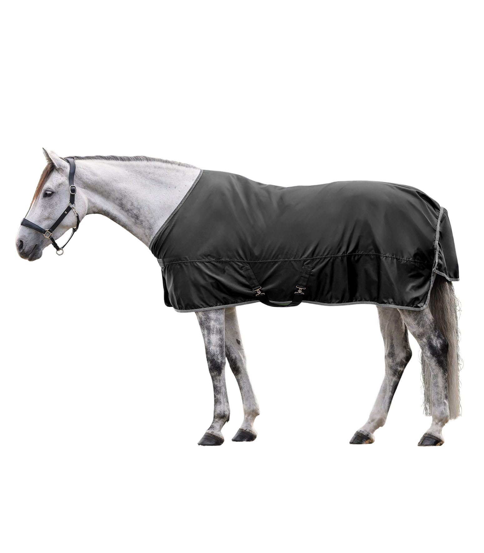 WALDHAUSEN Economic Regendecke, schwarz, 135 cm