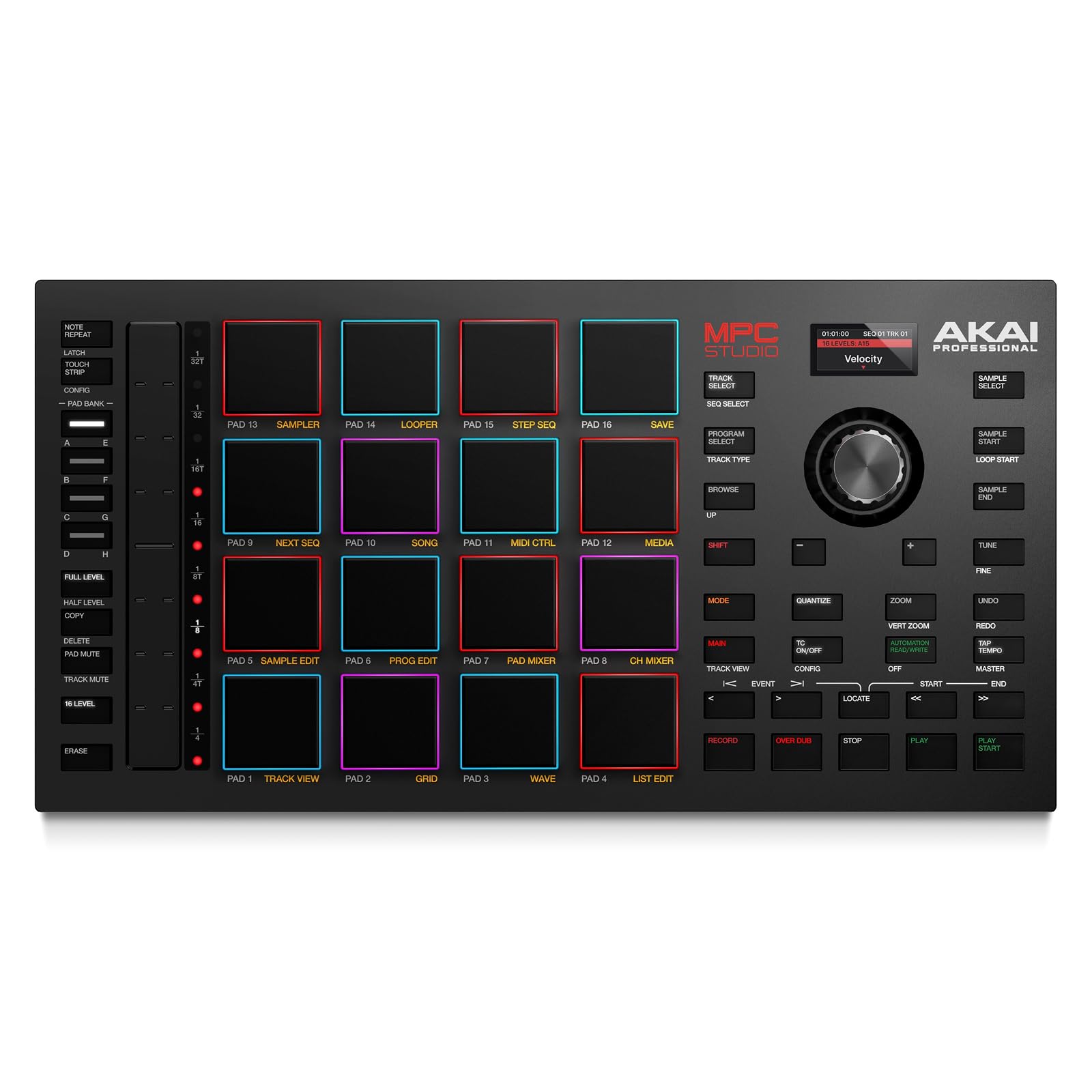 Akai MPC Studio 2 Controlador de Áudio Preto | USB MIDI, Sampler