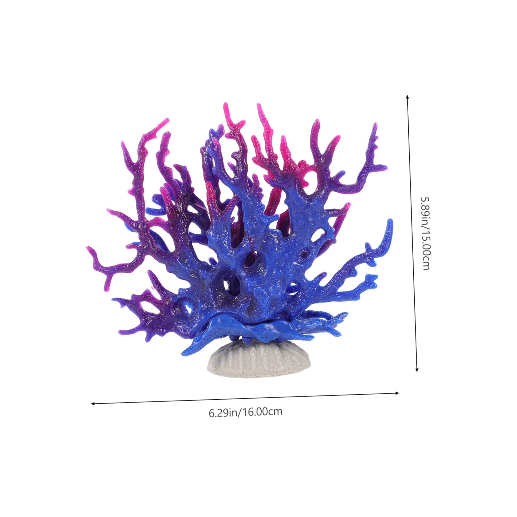 BCOATH Fish Tank Coral Decor Realistic Simulated Coral Branches Office Aquarium Decorations