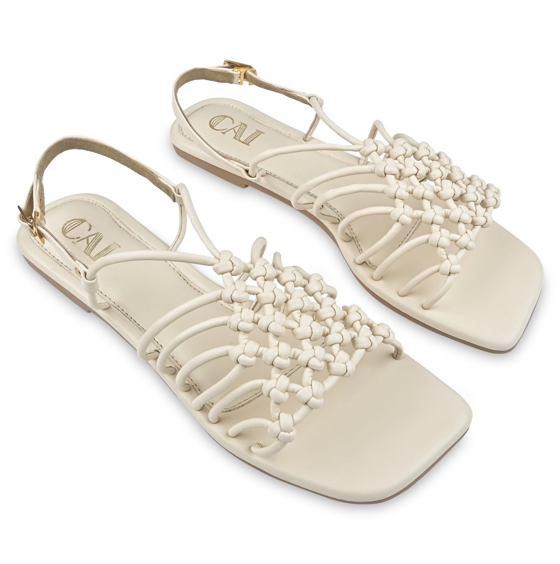 CAIHandmade with Women Puzzled Flats