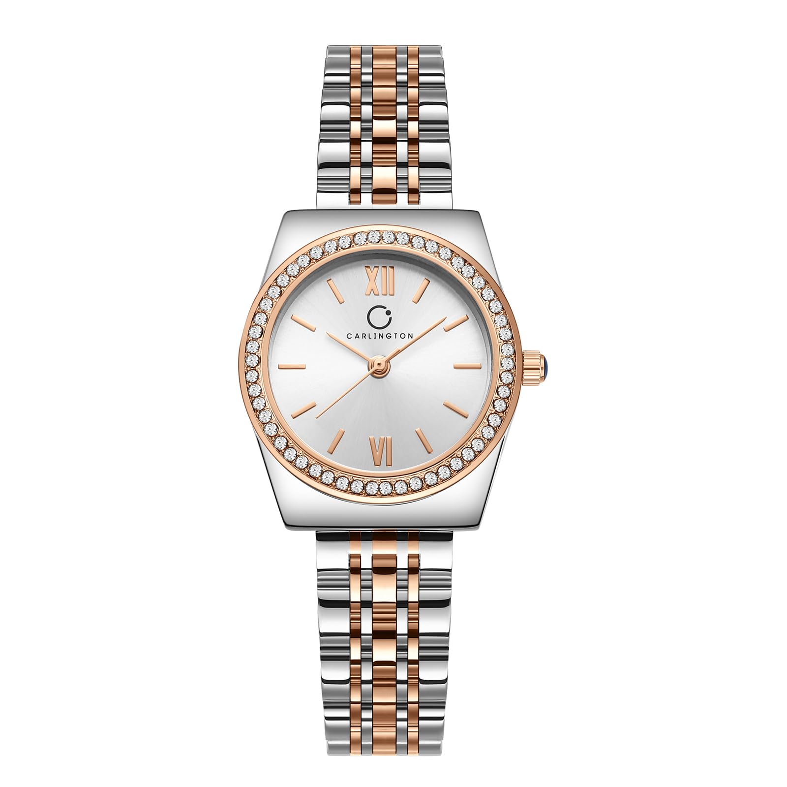 Diva Series Analog Women Wrist Watches with Stainless Steel Chain Strap | Premium Fashion Watches for Ladies | CT - 107-image-26