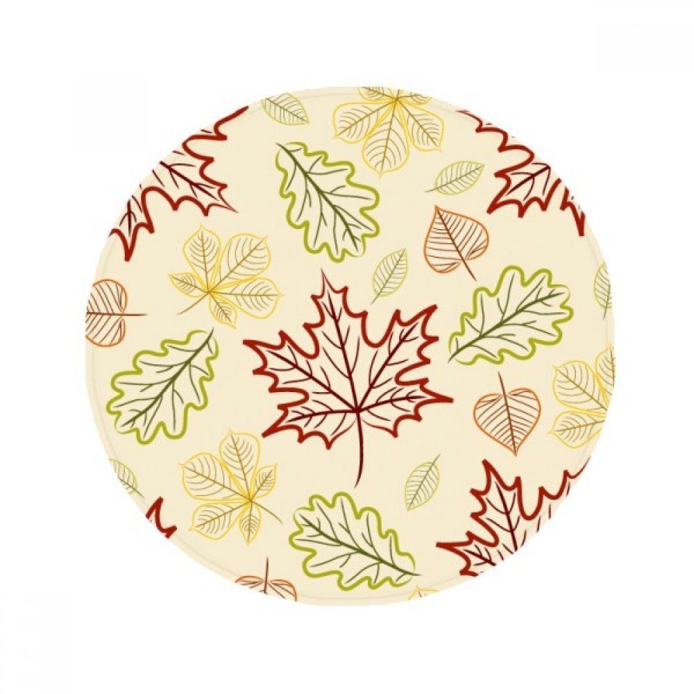 Tapis anti-slip plancher rond Thanksgiving contre les glissades en cuisine