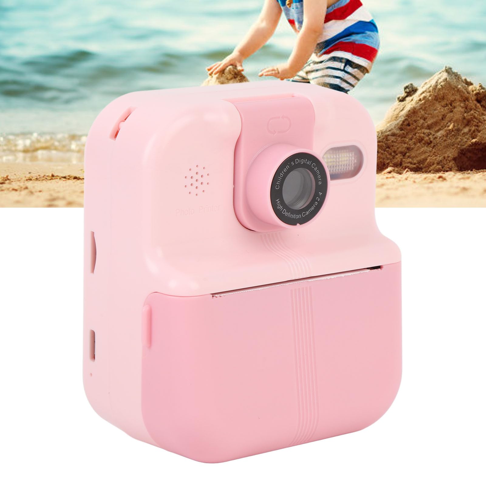 Appareil Photo à Impression Instantanée 48 MP HD, Écran IPS 2,4 Pouces, Objectif Intégré, Idéal pour Selfies et Souvenirs