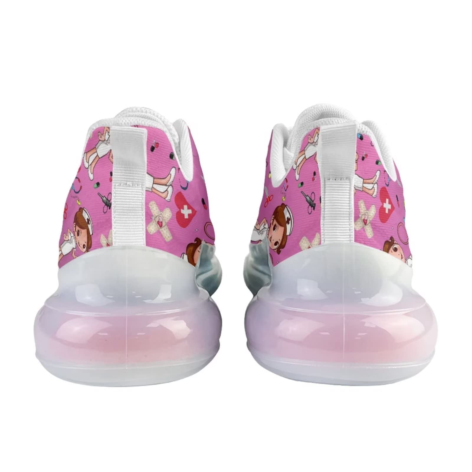 Scarpe da ginnastica da donna sportive sportive slip-on da donna scarpe da allenamento traspiranti leggere, Infermiera 13, 41 EU