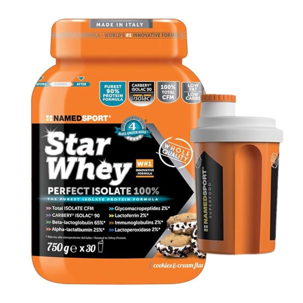 NAMED STAR WHEY 750 GR Cookies&Cream + Shaker in Omaggio