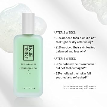 FACETOR Oats Calming Glow Facial Oil and Urban Calm Gel Cleanser - Exfoliating and Calming Skincare Set - 1 Facial Oil and 1 Facial Cleanser - for All Skin Types