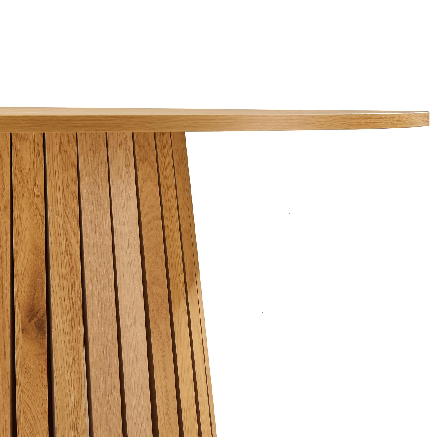 Happy Garden Mesa de Comedor Liv, 5 plazas, diseño Redondo, Estilo escandinavo, 110cm de diámetro