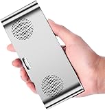 Parleur sans Fil Bluetooth, Haut-Parleur Stéréo en Plein Air avec HD Audio et Bass Enhanced, Haut-Parleur Intégré Double Driver, Bluetooth 4.2, Appel Mains Libres, Fente pour Carte TF