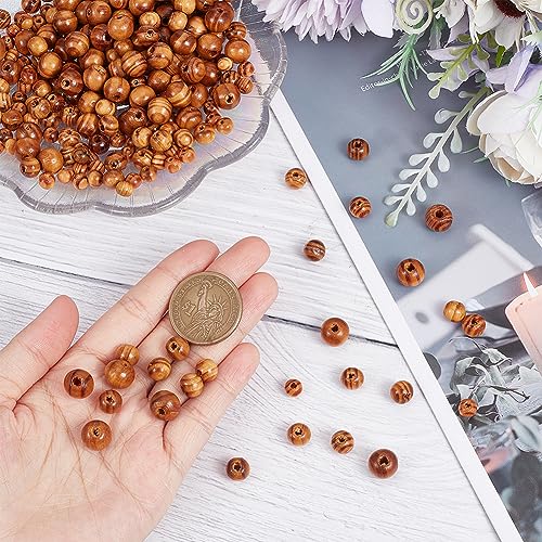 GORGECRAFT 300Pcs Natural Wooden Beads - Image 3