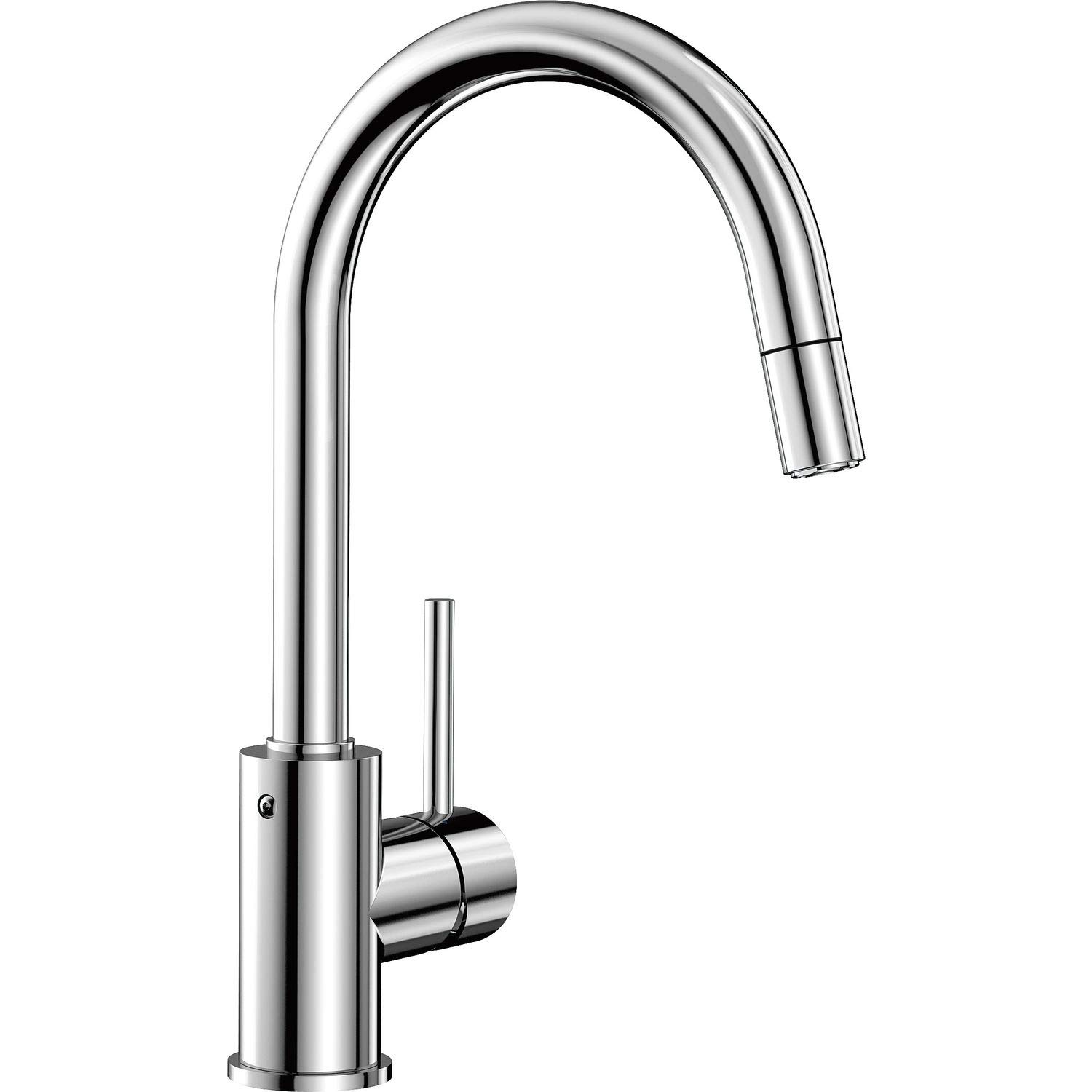 BLANCO MIDA-S – Miscelatore da cucina con doccetta alta e rimovibile – Rubinetto ad alta pressione – Grigio – 521455