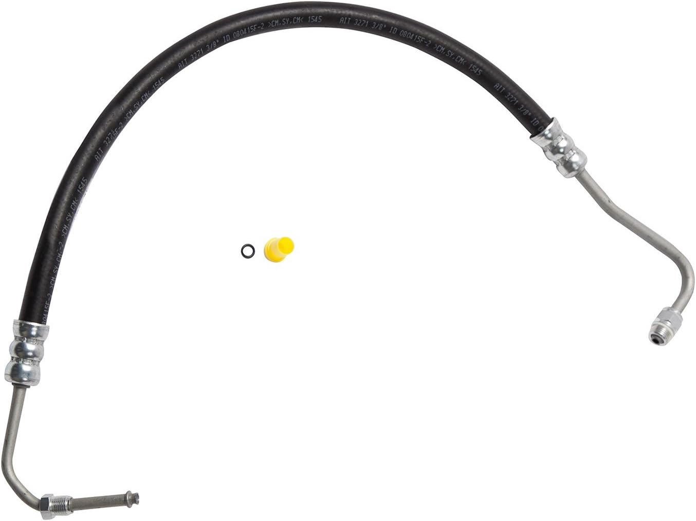 Edelmann 80241 Power Steering Pressure Hose: Replacement for - 2004-99 Ford; Excursion, F Series Super Duty Trk, Black