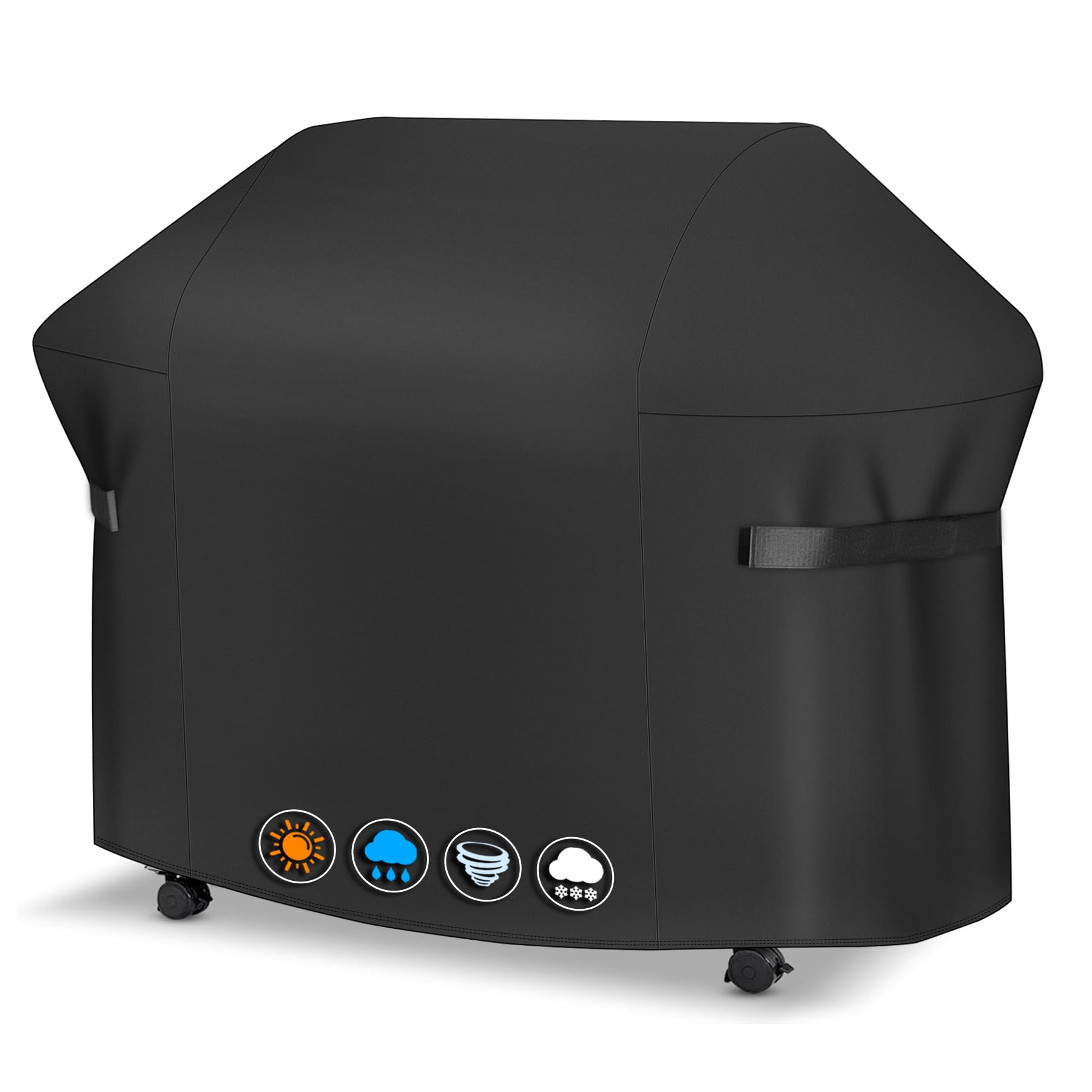 Sonharlar Grillabdeckung Wetterfest -7130 Grillabdeckungen für Weber Genesis II Serie Wasserdicht, 600D PU abdeckhaube für Weber Genesis E-330, E-310, S-310, S-330, S-335, S-340(147 x 63 x 113 cm)