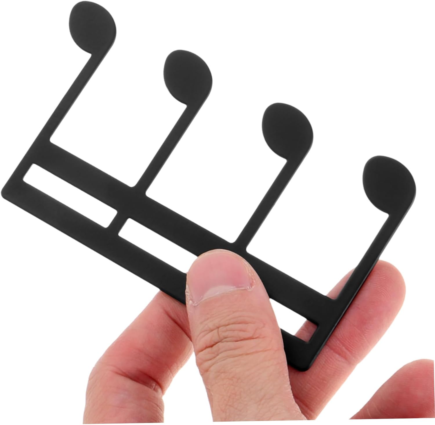 Metal Music Book Clip Page Holder for Keyboard Piano Black image 3