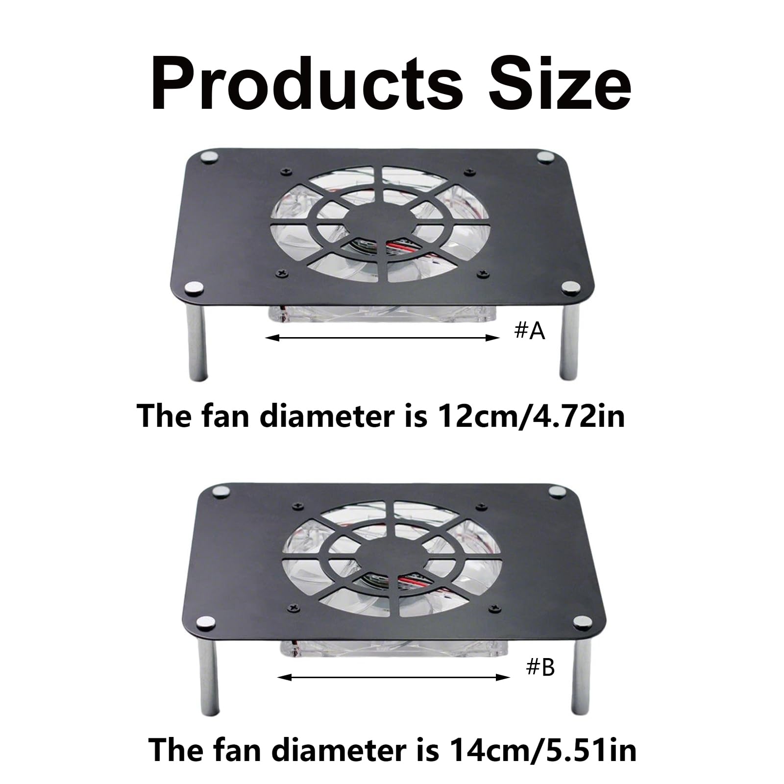 Router Cooler Ventola 12 cm 14 cm PC Latop Computer Cooler Router Base Raffreddamento Ventola Supporto Rack Dissipatore