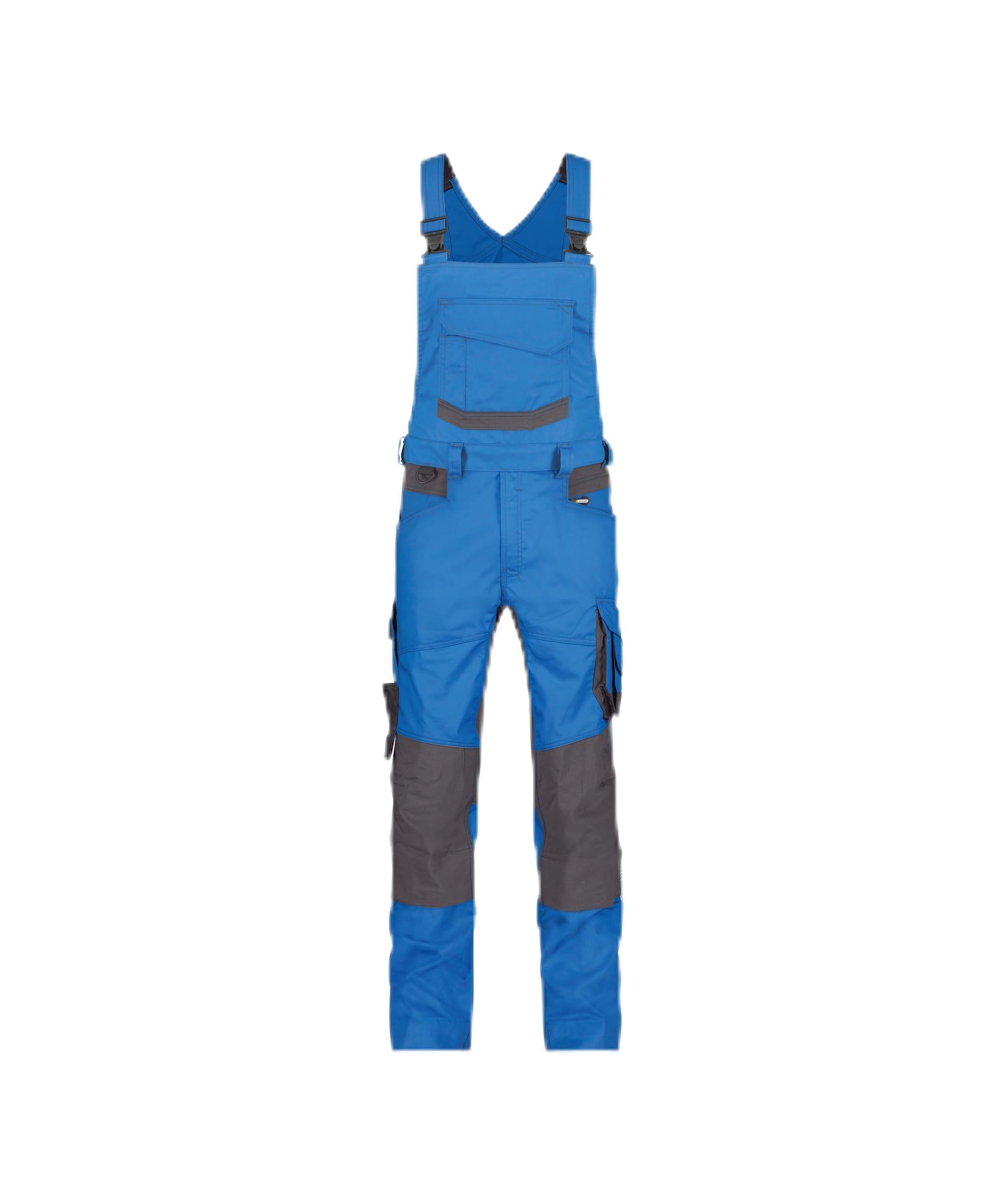 DASSY® Tronix Stretch-Arbeitslatzhose mit Kniepolstertaschen - Größe 58 - AZURBLAU/ANTHRAZITGRAU