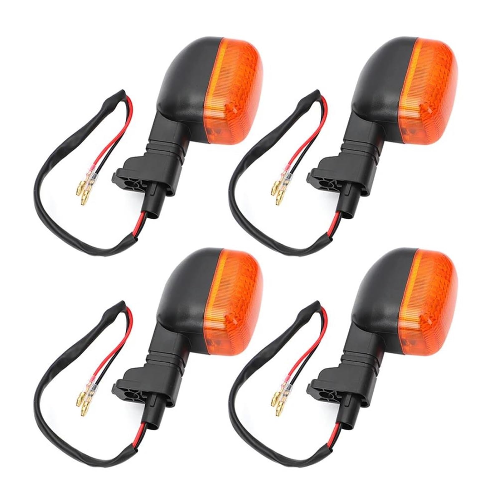 Indicatori di Direzione Indicatori Di Direzione Anteriori Posteriori Per Motociclette, Luci Lampeggianti Per Cagiva, Per Mito 125, Per Ducati 748, Indicatori Di Direzione, Lampada Frecce Moto(4 pezzi)