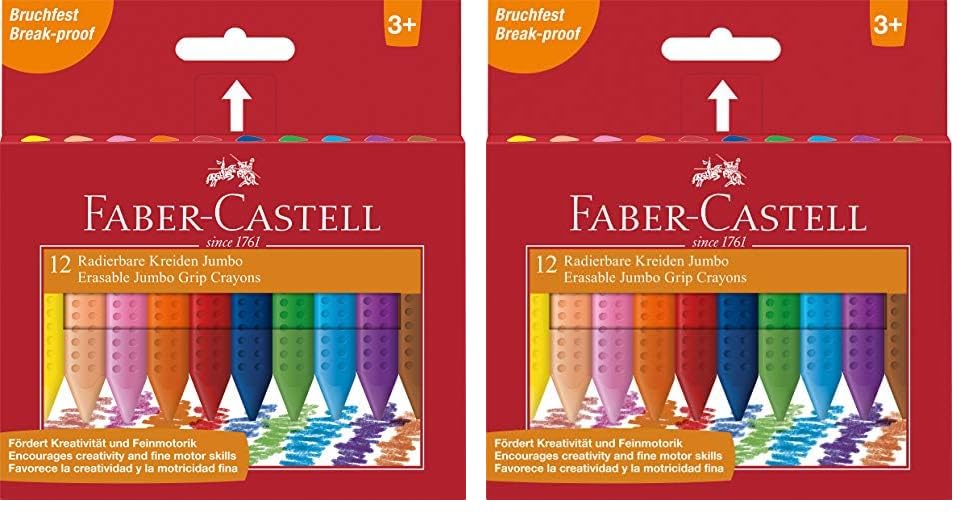 Faber-Castell Jumbo Grip Crayons (Pack of 24)
