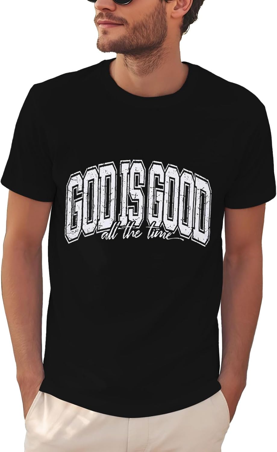 Christian Shirts for Men：Faith Cross Printed T-Shirts Christian Jesus Faith Shirts Holy Bible Tees - Image 4