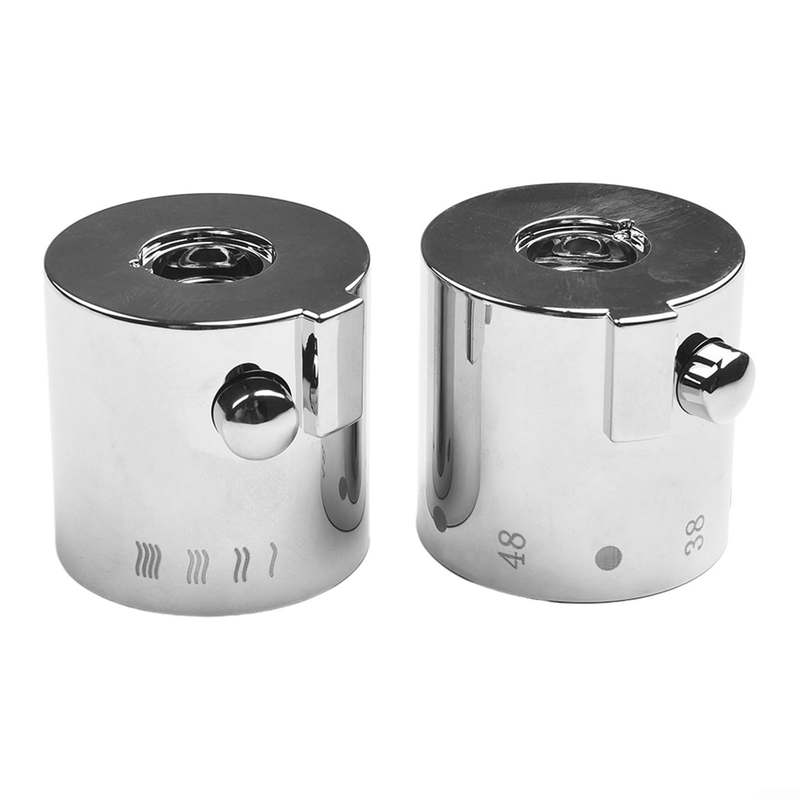 Cloudpower for Bathroom Kitchen Clear Temperature Marks Shower Temperature Control Handle Knob Chrome Thermostatic Handle