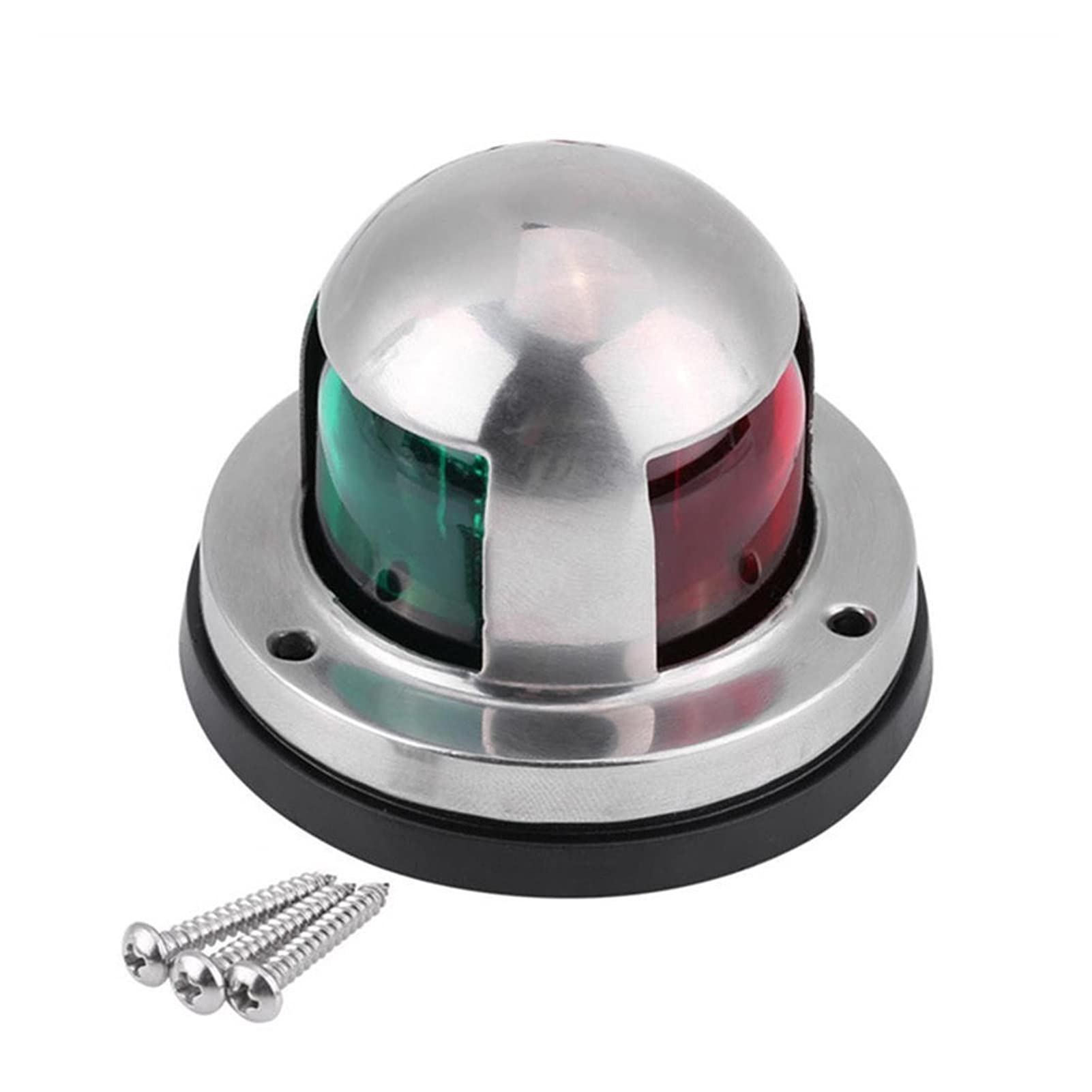 Acciaio inossidabile 1. 2V LED. Arco navigazione luce rossa verde a vela di segnale for la avvertimento yacht barca marina Per la navigazione e la pesca
