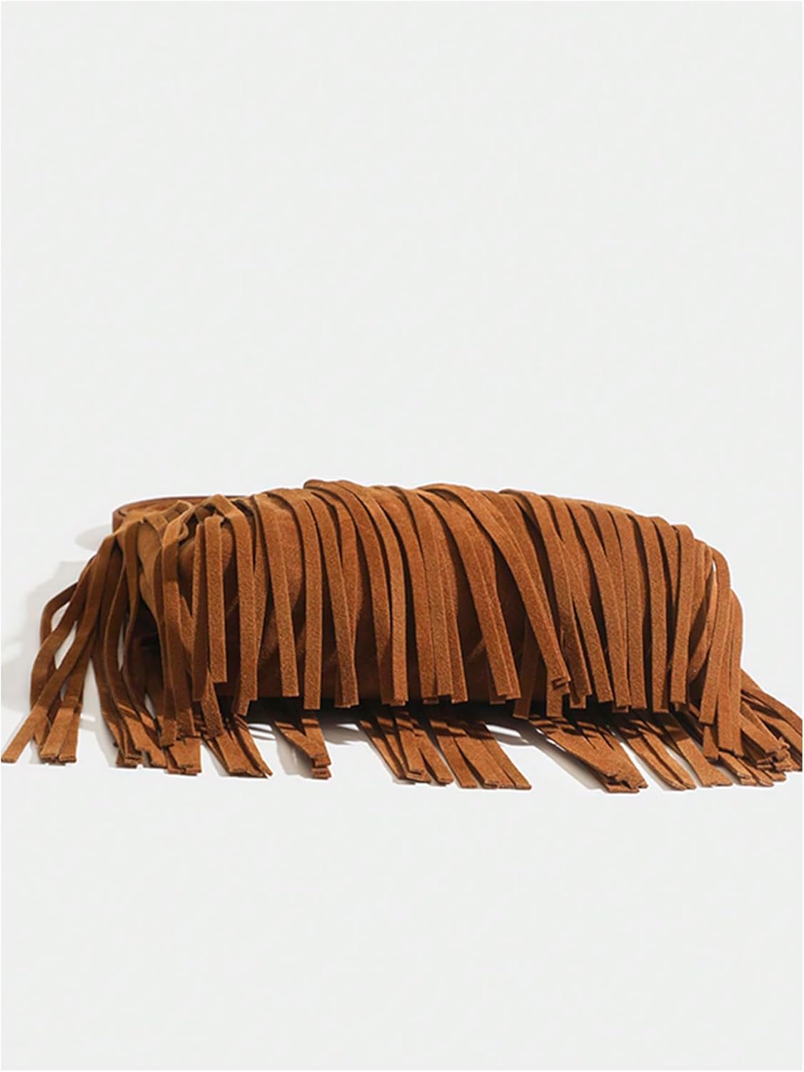 OYOANGLE Women's Fringe Hobo Bags Adjustable Strap Tassel Crossbody Bags Hippie Western Purse Cowgirl Shoulder Bag - Image 3