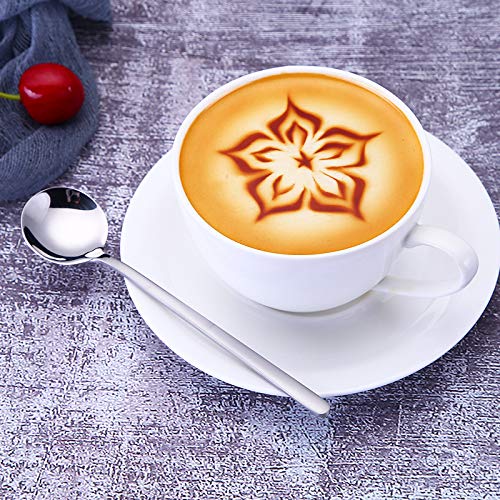 Szlfsx RT-18PS-20221128 10 Pack Espresso Spoons 18/10 Stainless Steel Teaspoons Set For Coffee Sugar Dessert Cake Ice Cream Soup Antipasto Cappuccino thumb #4