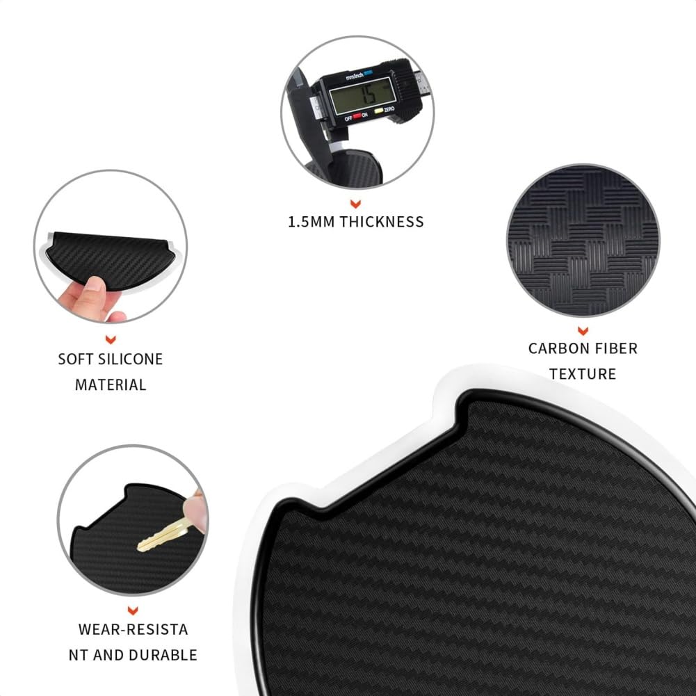 Lot De 8 Films Protection Poignées Porte Voiture Dacia Sandero 3 / Stepway 2021-2024 - Anti-Rayures